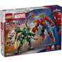 LEGO Marvel Batalla de Armaduras Robóticas : Spider-Man vs. Doc Ock (76338) avec 2 robots articulés et 3 minifigurines