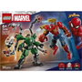 LEGO Marvel Batalla de Armaduras Robóticas : Spider-Man vs. Doc Ock (76338) avec 2 robots articulés et 3 minifigurines