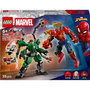 LEGO Marvel Batalla de Armaduras Robóticas : Spider-Man vs. Doc Ock (76338) avec 2 robots articulés et 3 minifigurines