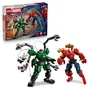 Lego 76338 Marvel - Le Combat des Robots: Spider-Man contre Docteur Octopus, Jeu de Construction 6 Ans et Plus, avec 2 Robots et 3 Minifigurines