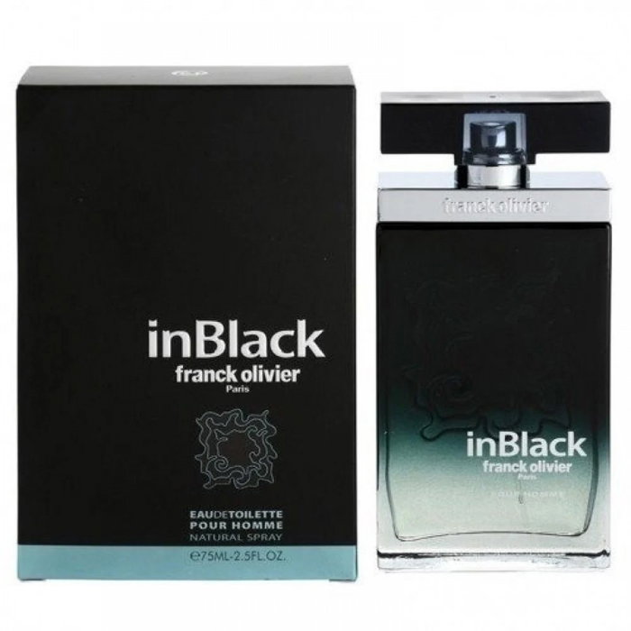 Franck Olivier In Black Eau de Toilette Pour Hommes 75 ml
