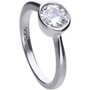 Diamonfire Anneau en Argent de loi avec Circonite 7mm