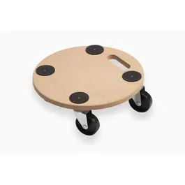 Meister Plateau roulant pour meuble, diamètre 350 mm, capacité 150 kg, avec 4 roulettes pivotantes et patins antidérapants