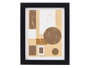 Giftdecor Porte-photo mural en bois avec passe-partout 13x18 cm Noir (Set de 12)