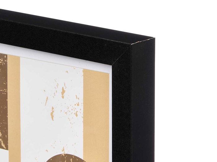 Giftdecor Porte-photo mural en bois avec passe-partout 13x18 cm Noir (Set de 12)