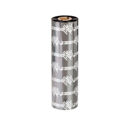Zebra Ruban de cire 2300, 110 mm x 74 m