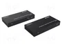 DIGITUS Commutateur KVM 4K UHD 2160p noir
