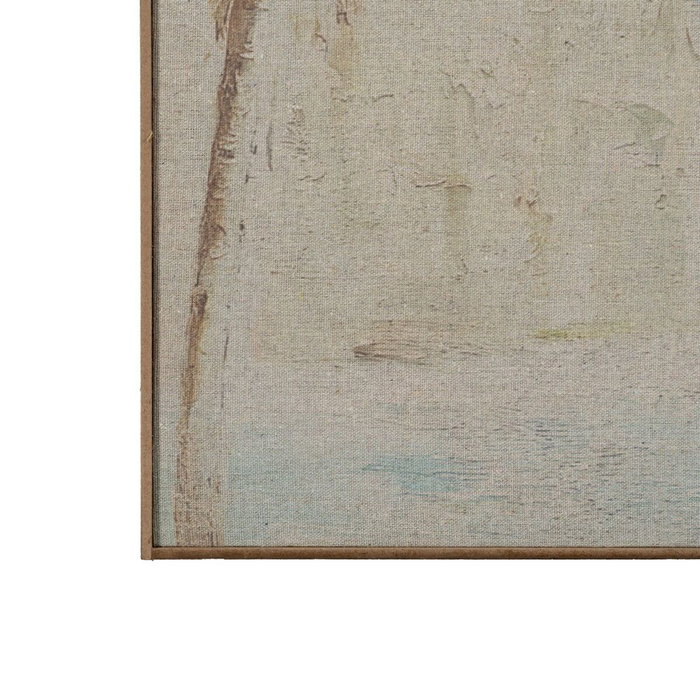 BigBuy Home Toile Beige Palmiers Palmier 80 x 3,3 x 60 cm BigBuy Home Toile Beige Palmiers Palmier 80 x 3,3 x 60 cm