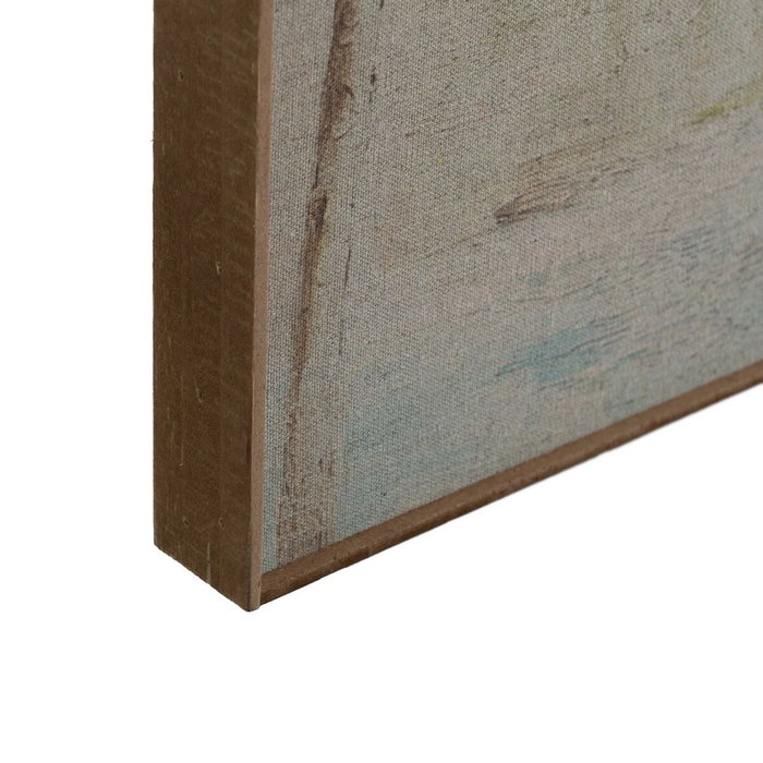 BigBuy Home Toile Beige Palmiers Palmier 80 x 3,3 x 60 cm BigBuy Home Toile Beige Palmiers Palmier 80 x 3,3 x 60 cm