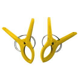 Marbueno Pinces en Plastique pour Chaise de Plage Couleur Jaune 27x18x3 cm Piscine et Plage MARBUENO SUMMER 10140AM