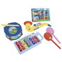 Reig - Set d'instruments de musique pour enfants - Xylophone, tambour, saxophone et maracas - Jouet éducatif à partir de 3 ans - 12 pièces