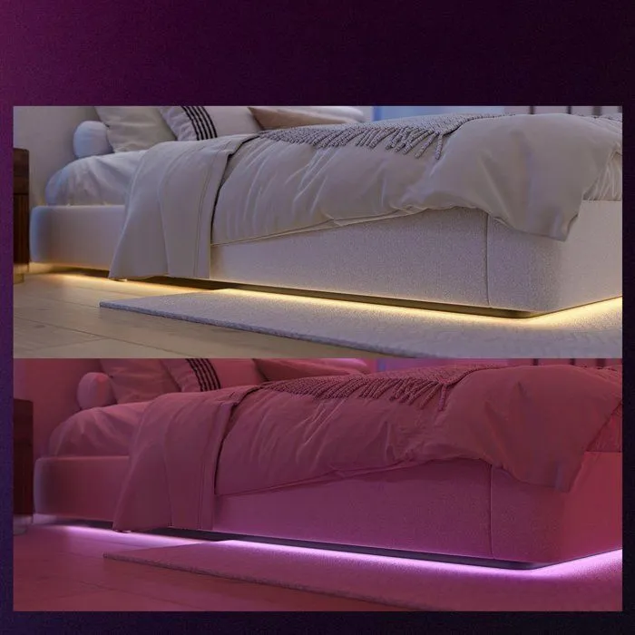 Philips Hue - Ruban LED Flux - 10 mètres - ChromaSync - Éclairage intelligent coloré et blanc intense (jusqu'à 1200 lumens)