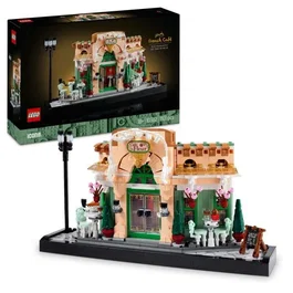 LEGO Icons 10362 Le Café Français - Décoration Parisienne pour Étagère - Set de Construction pour Adultes