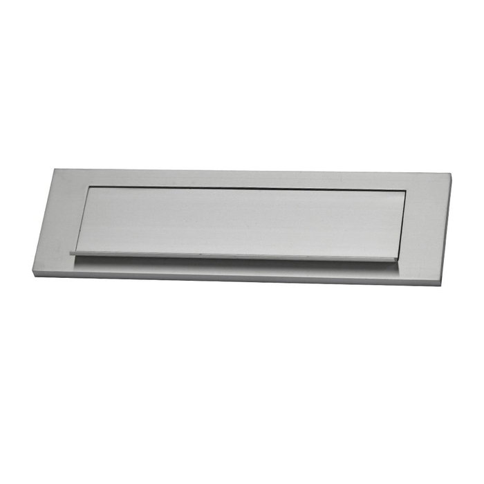 Plaques de boîtes aux lettres EDM 85596 Argenté Aluminium 25,4 x 7,5 cm Plaques de boîtes aux lettres EDM 85596 Argenté Aluminium 25,4 x 7,5 cm