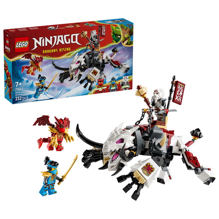 LEGO Ninjago Zilvar et la bête dragon Grimtak LEGO Ninjago Zilvar et la bête dragon Grimtak