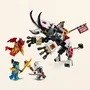 LEGO NINJAGO 71863 Zilvar et Grimtak la Bête Draconique - Jouet Ninja dès 7 ans