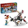 LEGO NINJAGO 71863 Zilvar et Grimtak la Bête Draconique - Jouet Ninja dès 7 ans