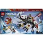 LEGO NINJAGO 71863 Zilvar et Grimtak la Bête Draconique - Jouet Ninja dès 7 ans