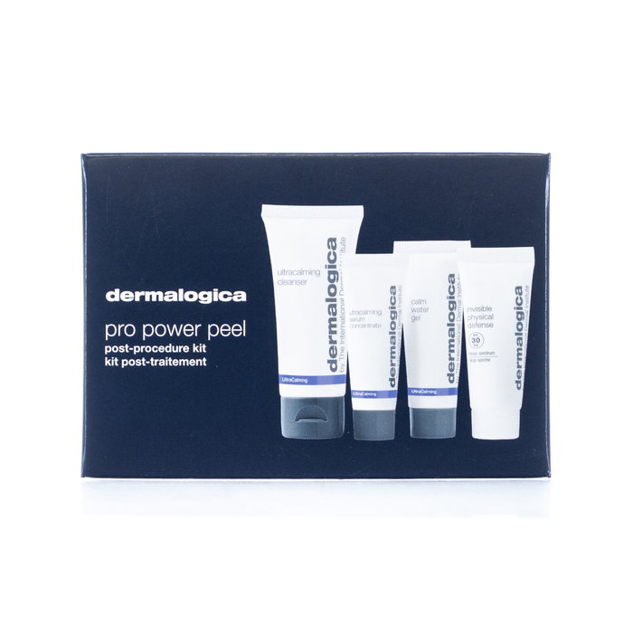 Dermalogica Coffret Post-Procédure Pro Power Peel UltraCalming - Sérum Visage 30 ml, Gel UltraCalming, Crème Solaire SPF 30 et Gel Nettoyant 50 ml Dermalogica Coffret Post-Procédure Pro Power Peel UltraCalming - Sérum Visage 30 ml, Gel UltraCalming, Crème Solaire SPF 30 et Gel Nettoyant 50 ml
