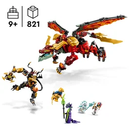Lego 71868 Le Robot Dragon Transformable de Braséra - Jouet Ninja 2-en-1 dès 9 ans