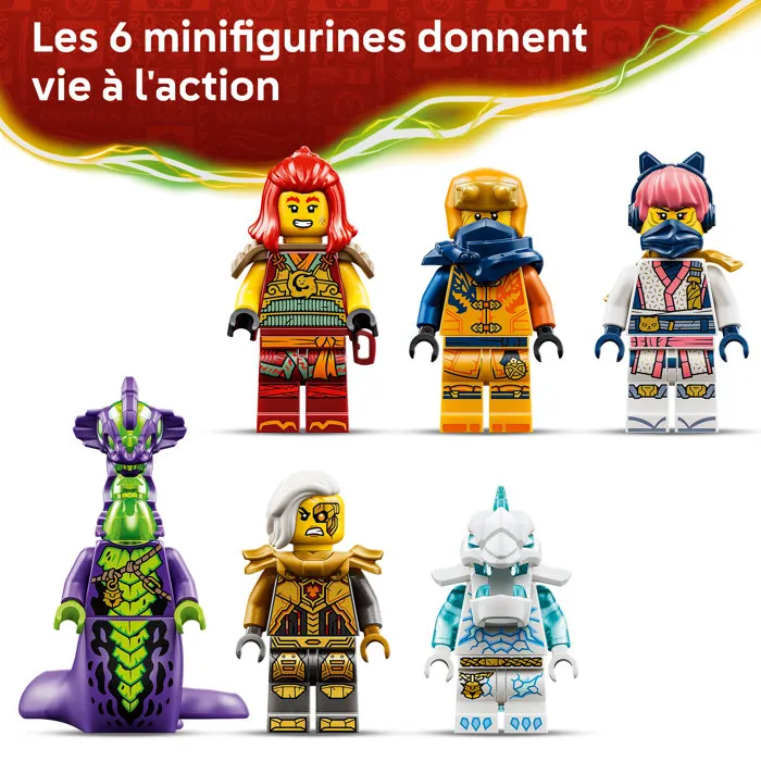 Lego 71868 Le Robot Dragon Transformable de Braséra - Jouet Ninja 2-en-1 dès 9 ans