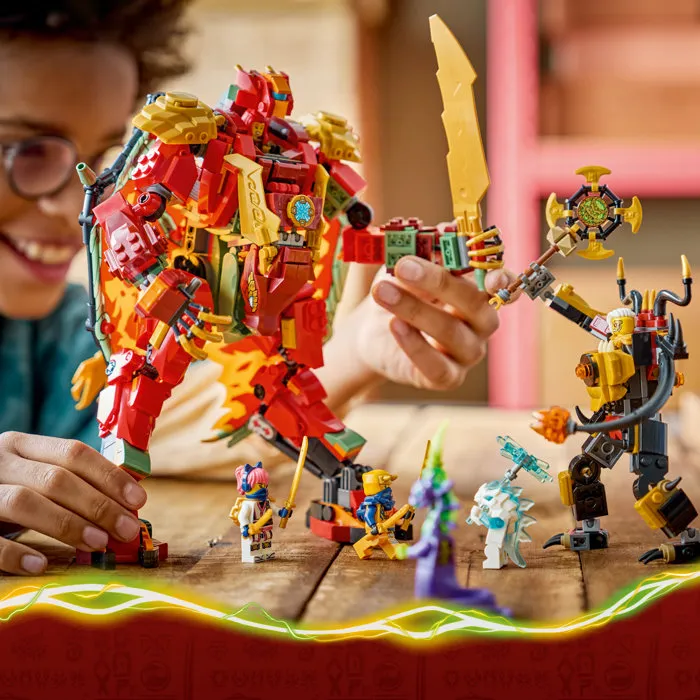Lego 71868 Le Robot Dragon Transformable de Braséra - Jouet Ninja 2-en-1 dès 9 ans