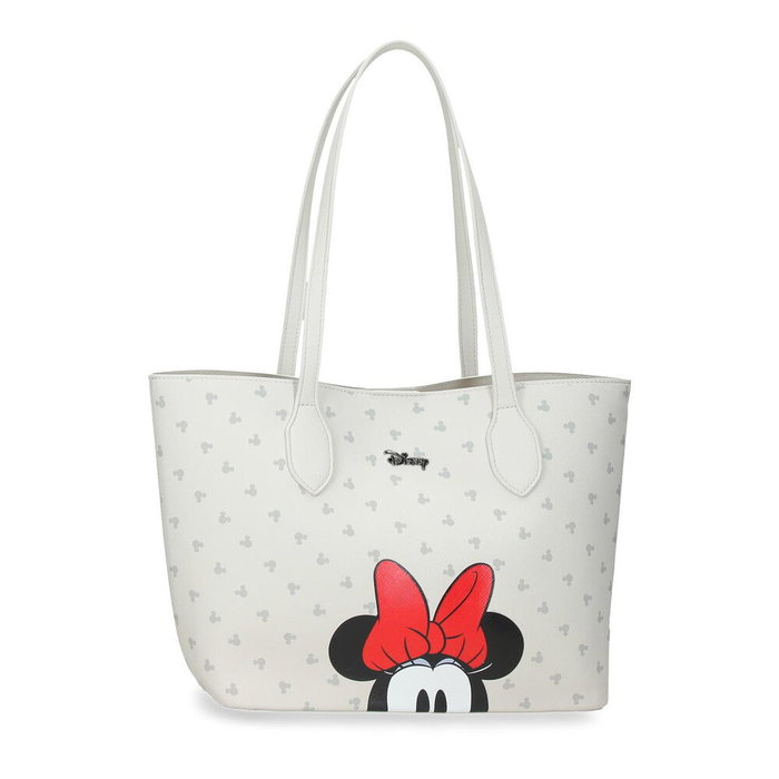 JOUMMA BAGS - Sac tote Bowlogue Minnie Disney en PU - Dimensions: 31 x 25,5 x 11,5 cm JOUMMA BAGS - Sac tote Bowlogue Minnie Disney en PU - Dimensions: 31 x 25,5 x 11,5 cm