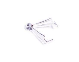 Innspiro Terminal métallique de type pince argenté 9 mm