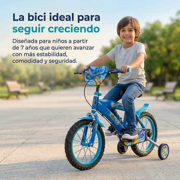 Stitch Vélo enfant 16 pouces pour 5 à1847 ans - Bleu