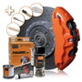 Foliatec Set de peinture pour étriers de frein Flame Orange (3 composants)