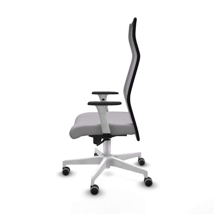 Piqueras y Crespo Chaise de Bureau Albacete Gris Clair et Noir