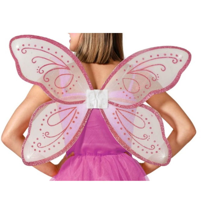 Ailes de papillon roses avec finition brillante 70x50 cm Ailes de papillon roses avec finition brillante 70x50 cm