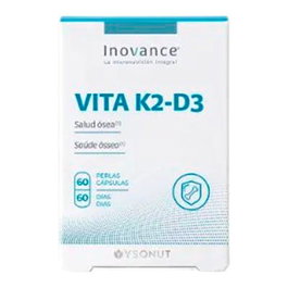 Inovance Vita K2+D3 60 Perles - Complément Alimentaire Vitamines K2 et D3