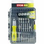 Ryobi RAK59SD Coffret de vissage 59 accessoires avec tournevis à cliquet