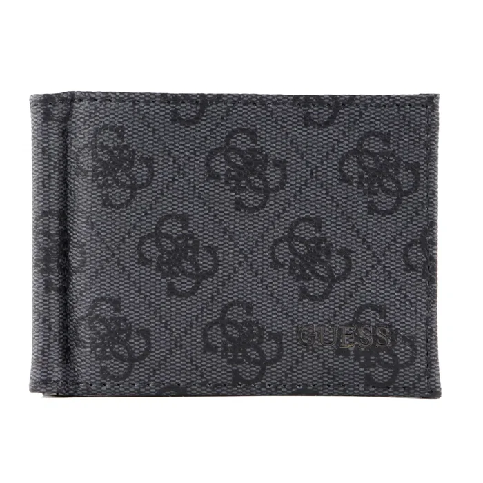 Guess Vezzola Portefeuille en textile Noir Guess Vezzola Portefeuille en textile Noir