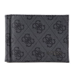 Guess Vezzola - Portefeuille Porte-Monnaie en Textile pour Homme - Noir - Réf. SMVEZLLEA23