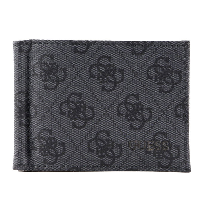 Guess Vezzola - Portefeuille Porte-Monnaie en Textile pour Homme - Noir - Réf. SMVEZLLEA23 Guess Vezzola - Portefeuille Porte-Monnaie en Textile pour Homme - Noir - Réf. SMVEZLLEA23