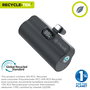 Powerbank Muvit for Change DP53D-R-PD Noir 5000 mAh