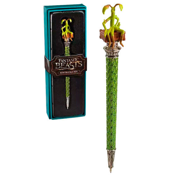 NOBLE COLLECTION Stylo-plume Bowtruckle Animaux Fantastiques et où les trouver - 17 cm - Avec boîte de présentation NOBLE COLLECTION Stylo-plume Bowtruckle Animaux Fantastiques et où les trouver - 17 cm - Avec boîte de présentation