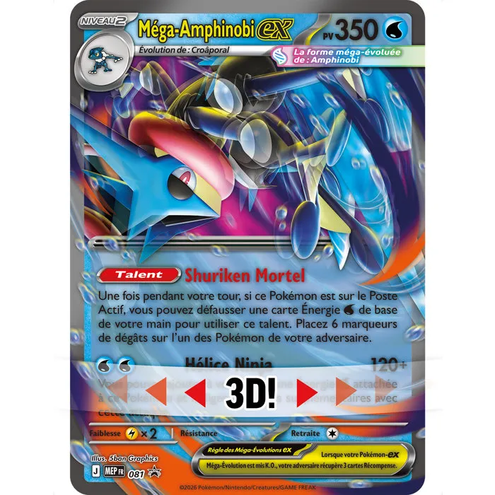 Pokemon Coffret Pokémon - Collection Premium Méga-Amphinobi-ex