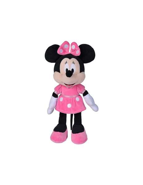 SIMBA Peluche Minnie Mouse avec robe rose 25 cm