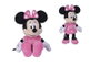 SIMBA Peluche Minnie Mouse avec robe rose 25 cm