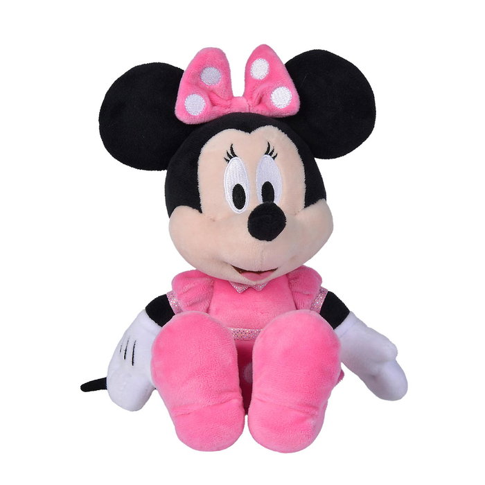 Simba Peluche Minnie avec vêtement rose de 25 cm - Licencié Minnie - Version multilingue (anglais, français, allemand, italien, portugais, espagnol) Simba Peluche Minnie avec vêtement rose de 25 cm - Licencié Minnie - Version multilingue (anglais, français, allemand, italien, portugais, espagnol)