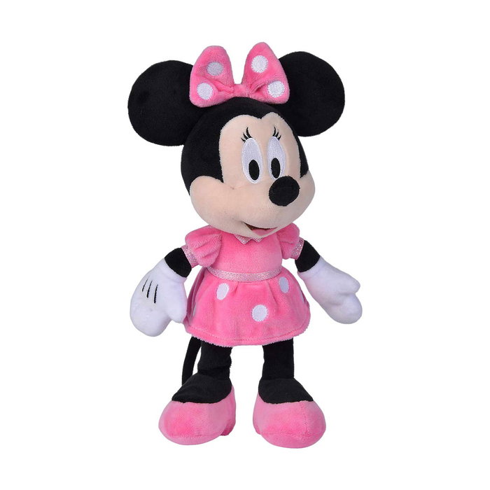 Simba Peluche Minnie avec vêtement rose de 25 cm - Licencié Minnie - Version multilingue (anglais, français, allemand, italien, portugais, espagnol) Simba Peluche Minnie avec vêtement rose de 25 cm - Licencié Minnie - Version multilingue (anglais, français, allemand, italien, portugais, espagnol)