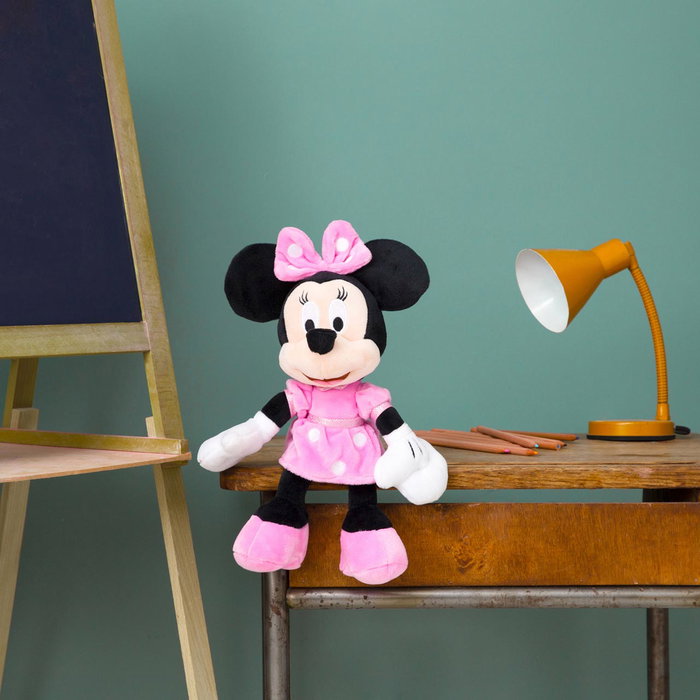 Simba Peluche Minnie avec vêtement rose de 25 cm - Licencié Minnie - Version multilingue (anglais, français, allemand, italien, portugais, espagnol) Simba Peluche Minnie avec vêtement rose de 25 cm - Licencié Minnie - Version multilingue (anglais, français, allemand, italien, portugais, espagnol)