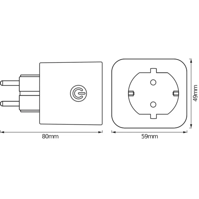 LEDVANCE LVE-4058075537248 Prise Intelligente Wifi EU avec Mesure d'Énergie et Contrôle Vocal Compatible Google/Alexa LEDVANCE LVE-4058075537248 Prise Intelligente Wifi EU avec Mesure d'Énergie et Contrôle Vocal Compatible Google/Alexa