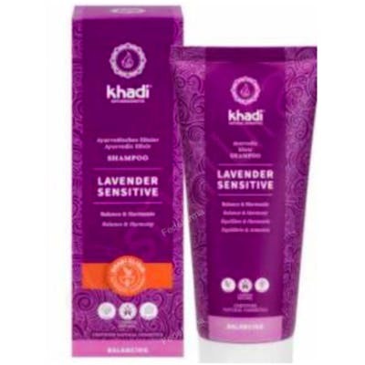 KHADI Shampoing Sensible à la Lavande 200 ml - Soin Capillaire Ayurvédique Vegan KHADI Shampoing Sensible à la Lavande 200 ml - Soin Capillaire Ayurvédique Vegan