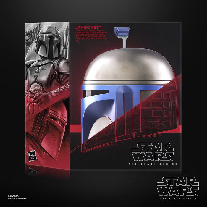 Hasbro Star Wars The Black Series Casque Électronique Jango Fett