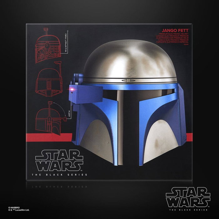 Hasbro Star Wars The Black Series Casque Électronique Jango Fett