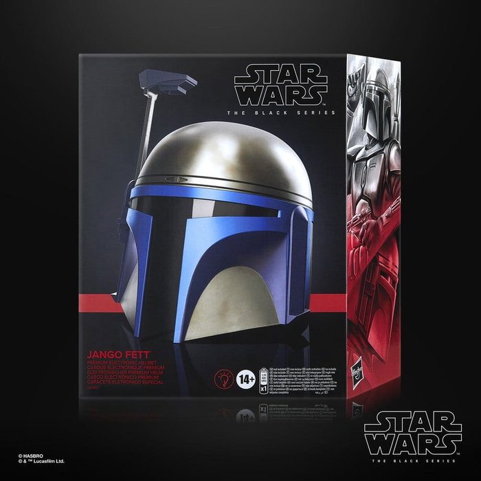 Hasbro Star Wars The Black Series Casque Électronique Jango Fett